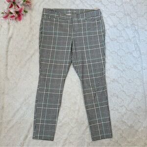 Old Navy - High Rise Pixie Never Fade Gingham Plaid Slim Skinny Pants 16